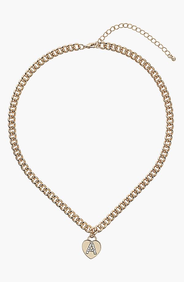 Silver necklace with name